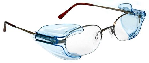 Universal Sideshield, Sm-Med Glasses - Latex, Supported